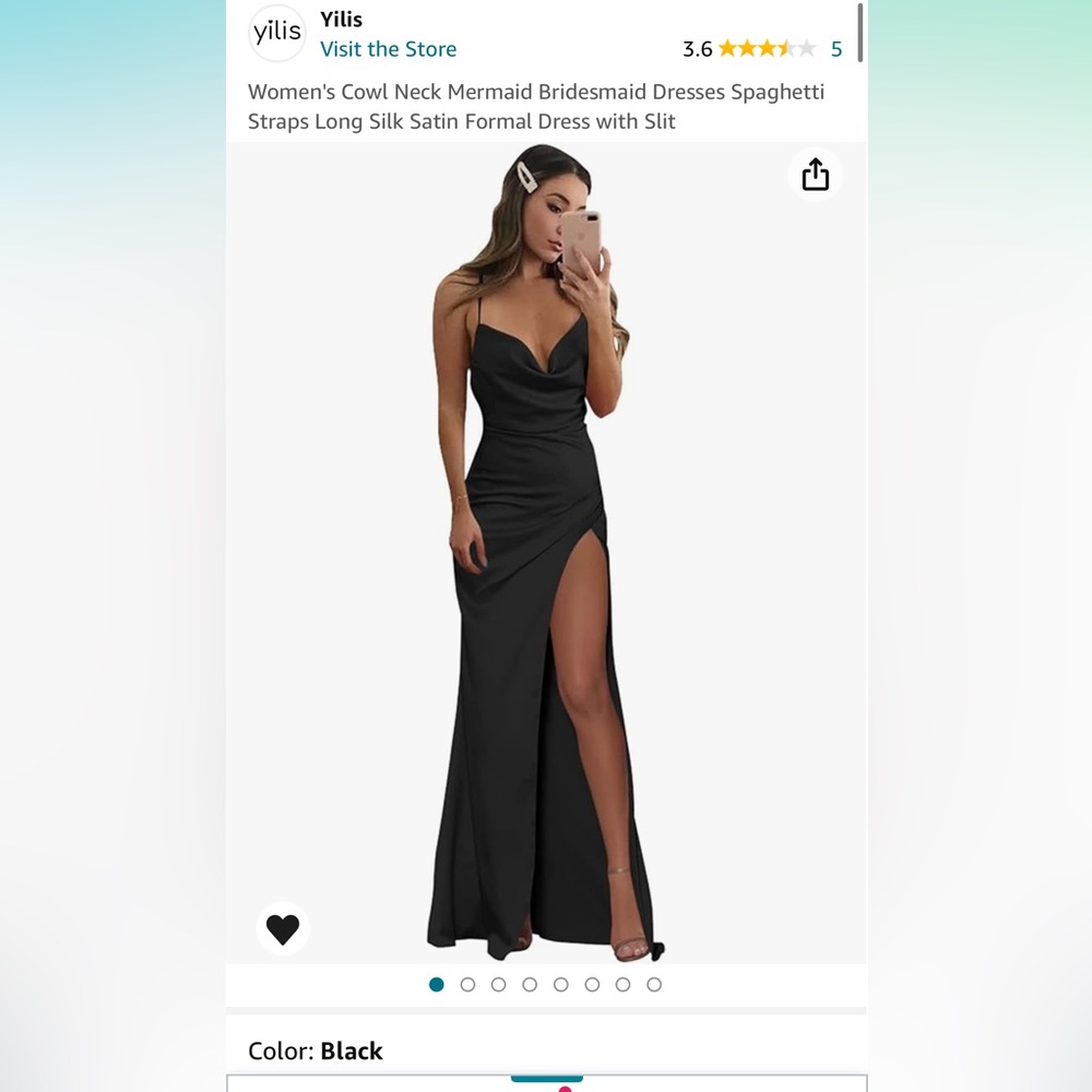 Black Formal/Wedding Guest Dress